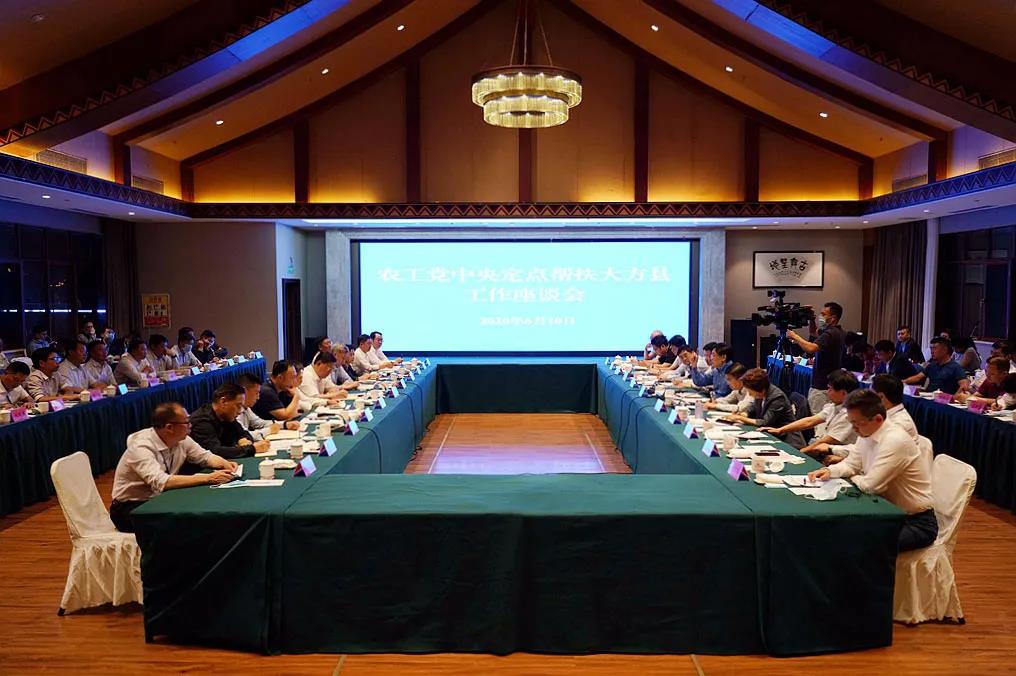 何维出席农工党中央定点帮扶大方县工作座谈会_统战