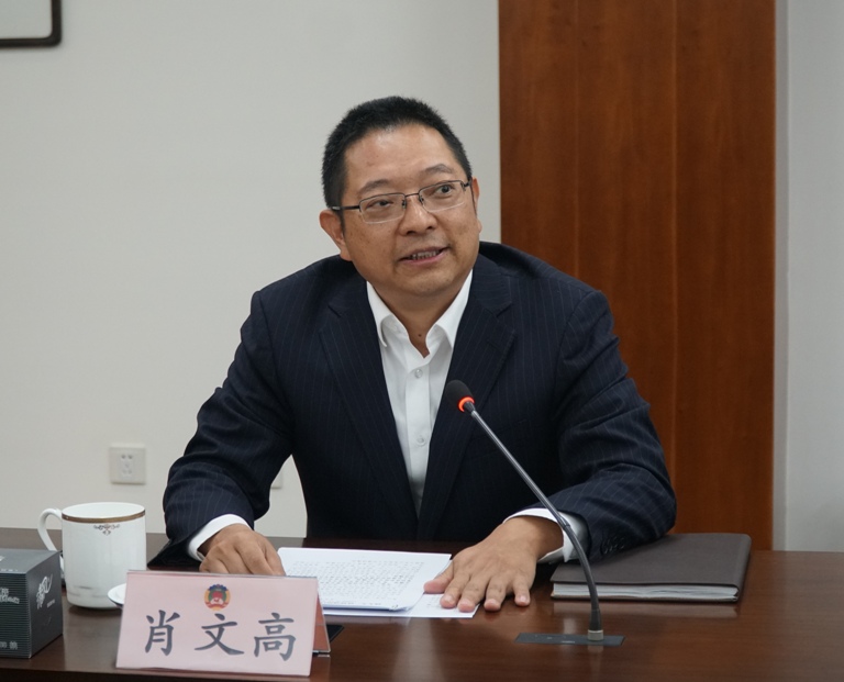 肖文高副书记来松江区政协通报区委重点工作