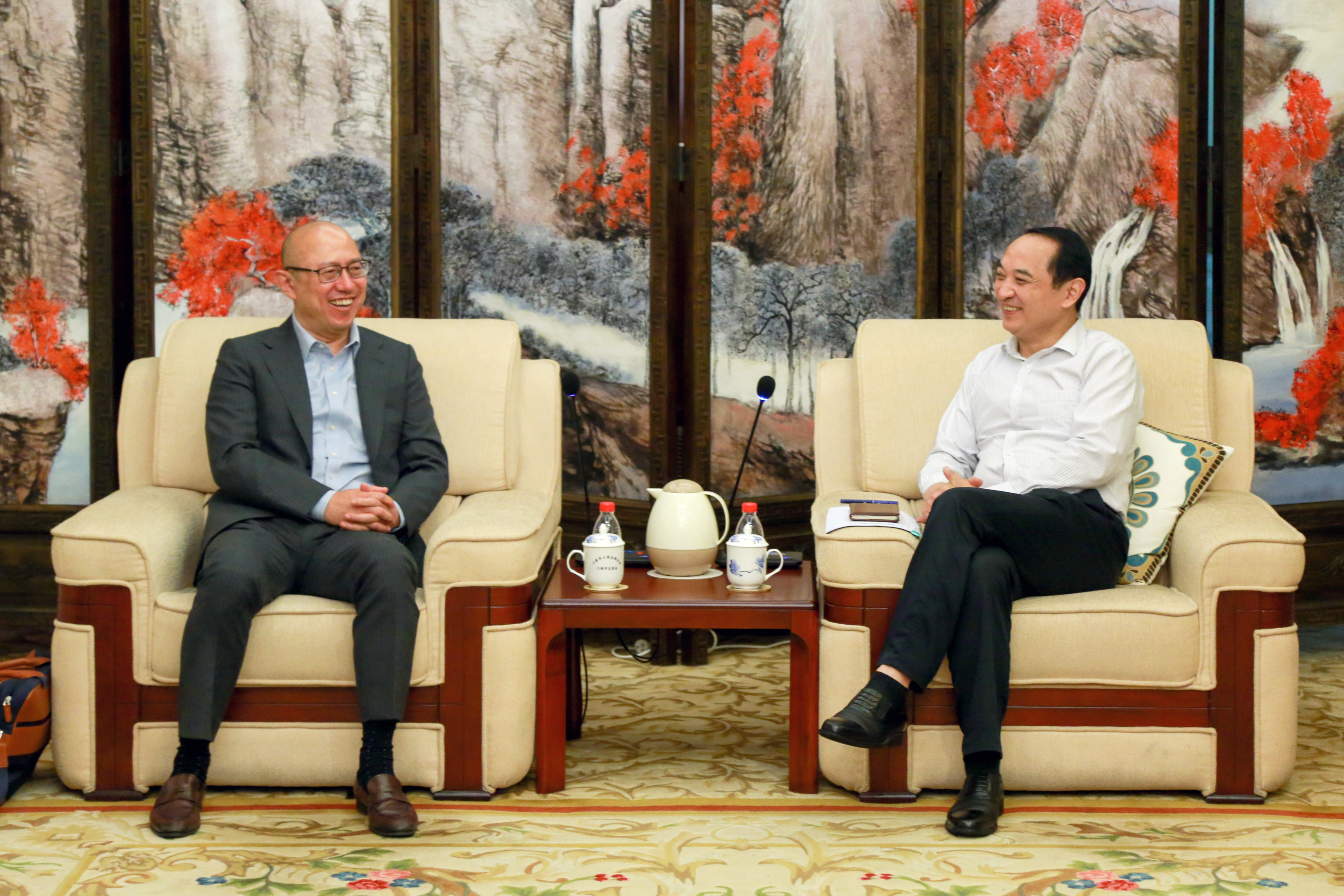 施登定会见嘉吉投资（中国）有限公司副总裁马征一行