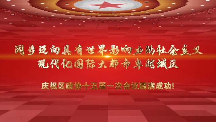 徐汇区政协十五届一次会议总结快闪视频来了