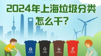 一图读懂丨2024年上海垃圾分类怎么干，实现哪些目标