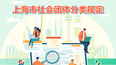 一图读懂丨新修订的《上海市社会团体分类规定》发布，5月1日起施行