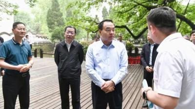 安徽省政协主席唐良智赴铜陵市调研林业工作