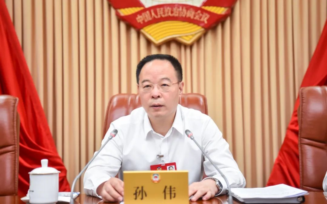 孙伟出席会议并讲话