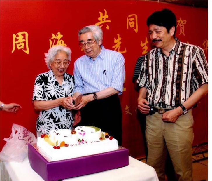 2008年,周海婴80岁生日。
