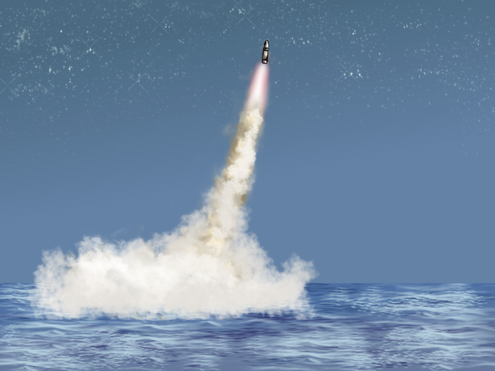 1988年9月27日，我国核潜艇水下发射运载火箭取得成功。
