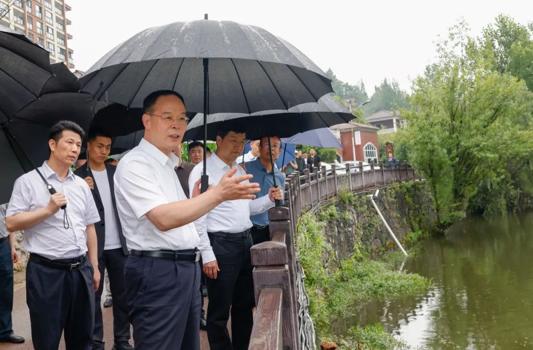 7月1日，孙伟在恩施州利川市团堡镇野猫水村调研小流域综合治理和水环境安全等工作