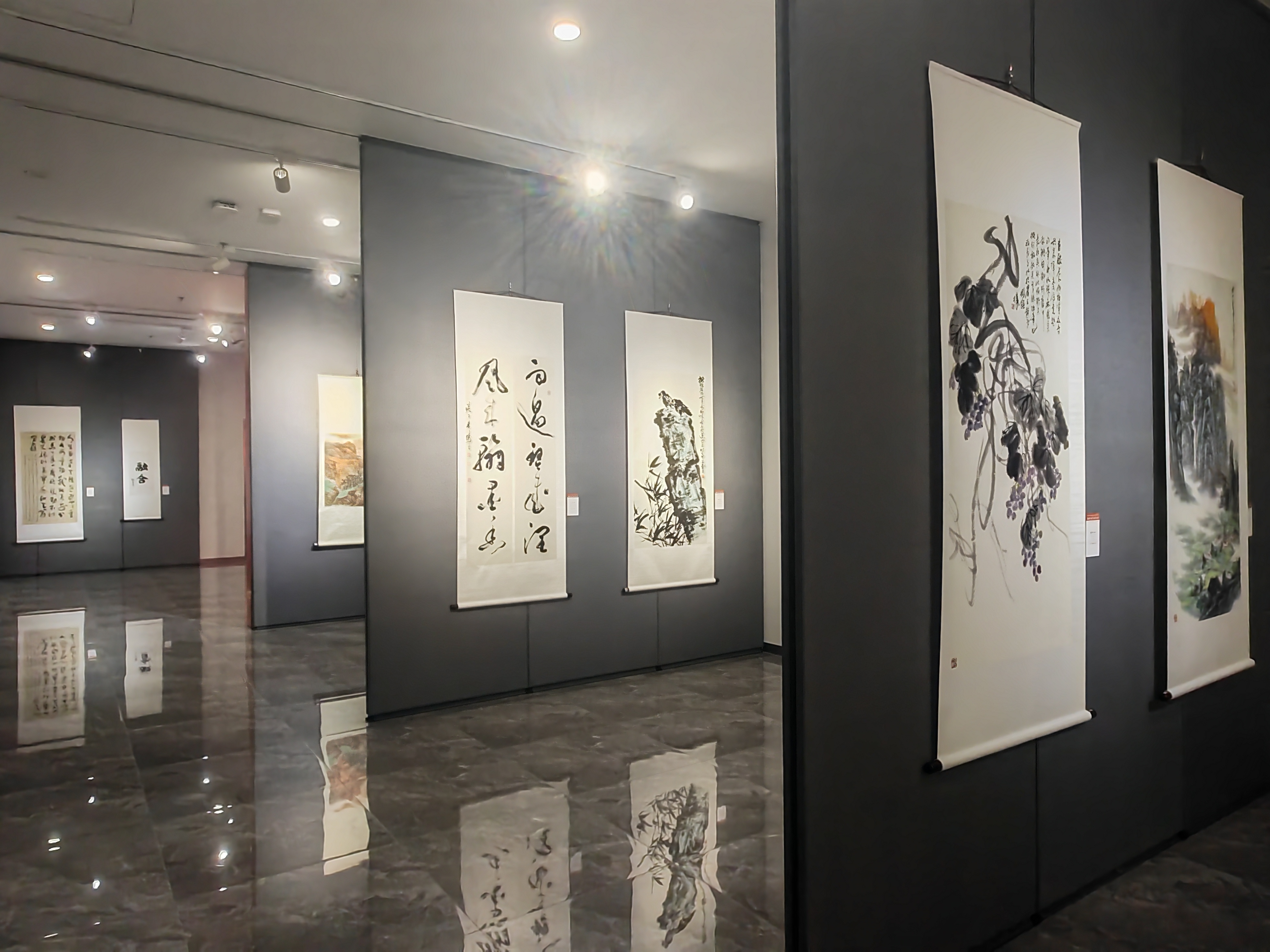 "融绘两岸 翰墨丹青",海峡两岸书画艺术交流展开幕