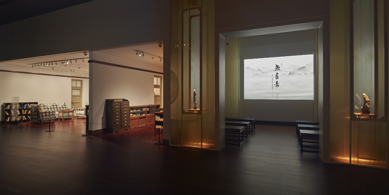 赵朴初书法艺术馆复原区场景