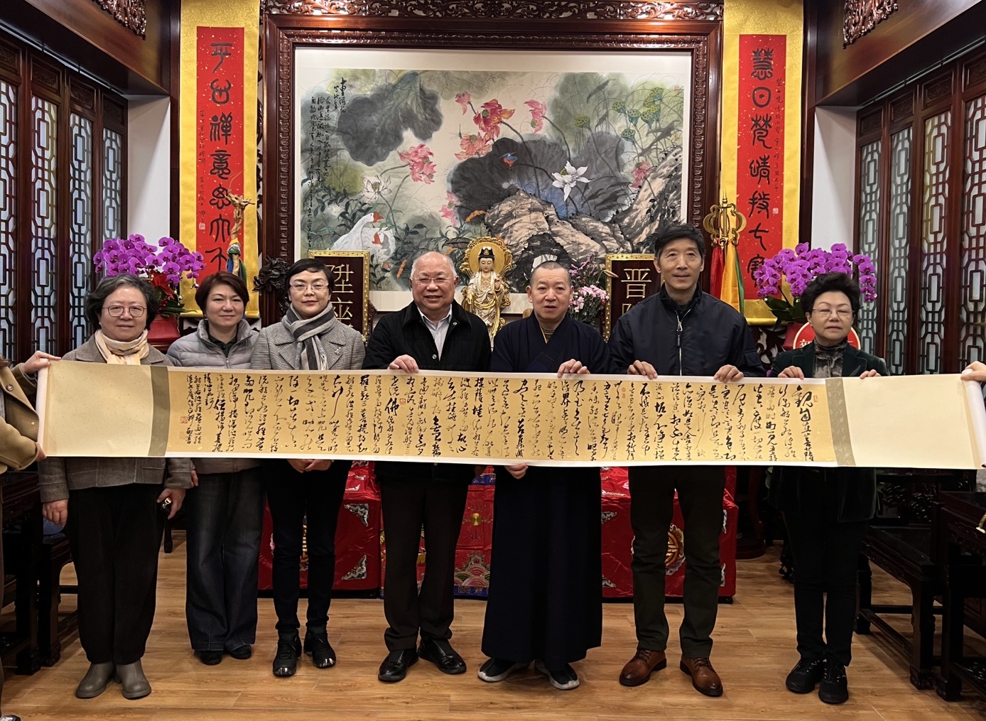 捐赠仪式现场