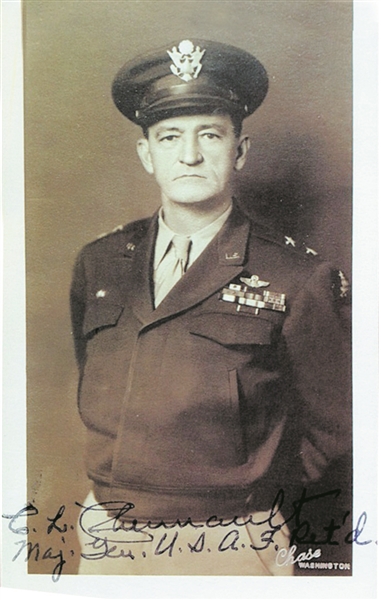 晋升为少将的陈纳德