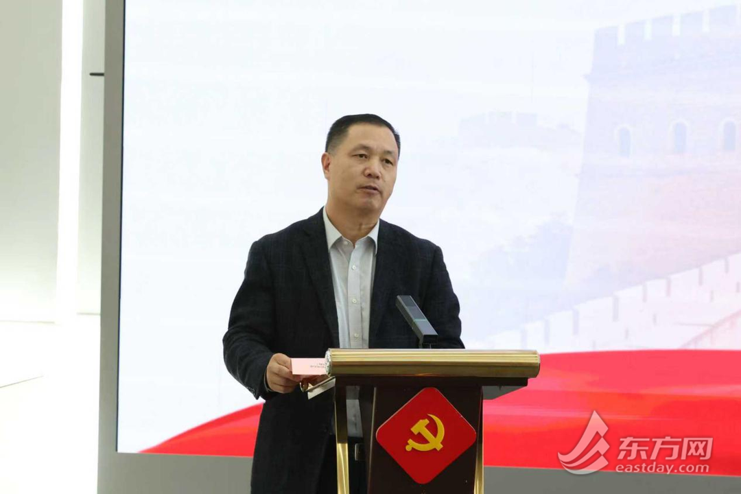 上海市孙中山宋庆龄文物管理委员会副主任钟迪锋为本次活动致辞