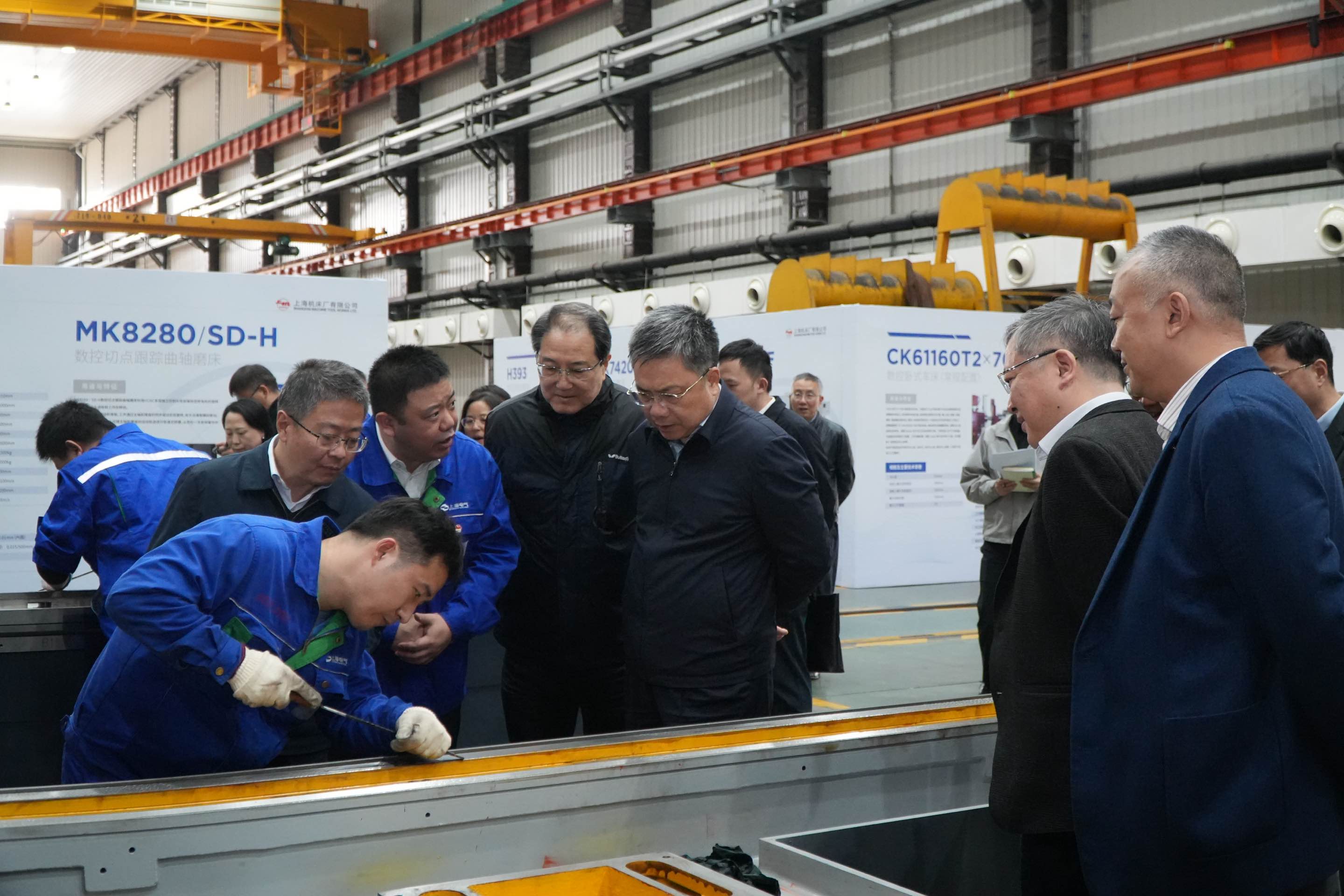 调研上海机床厂八联厂房车间