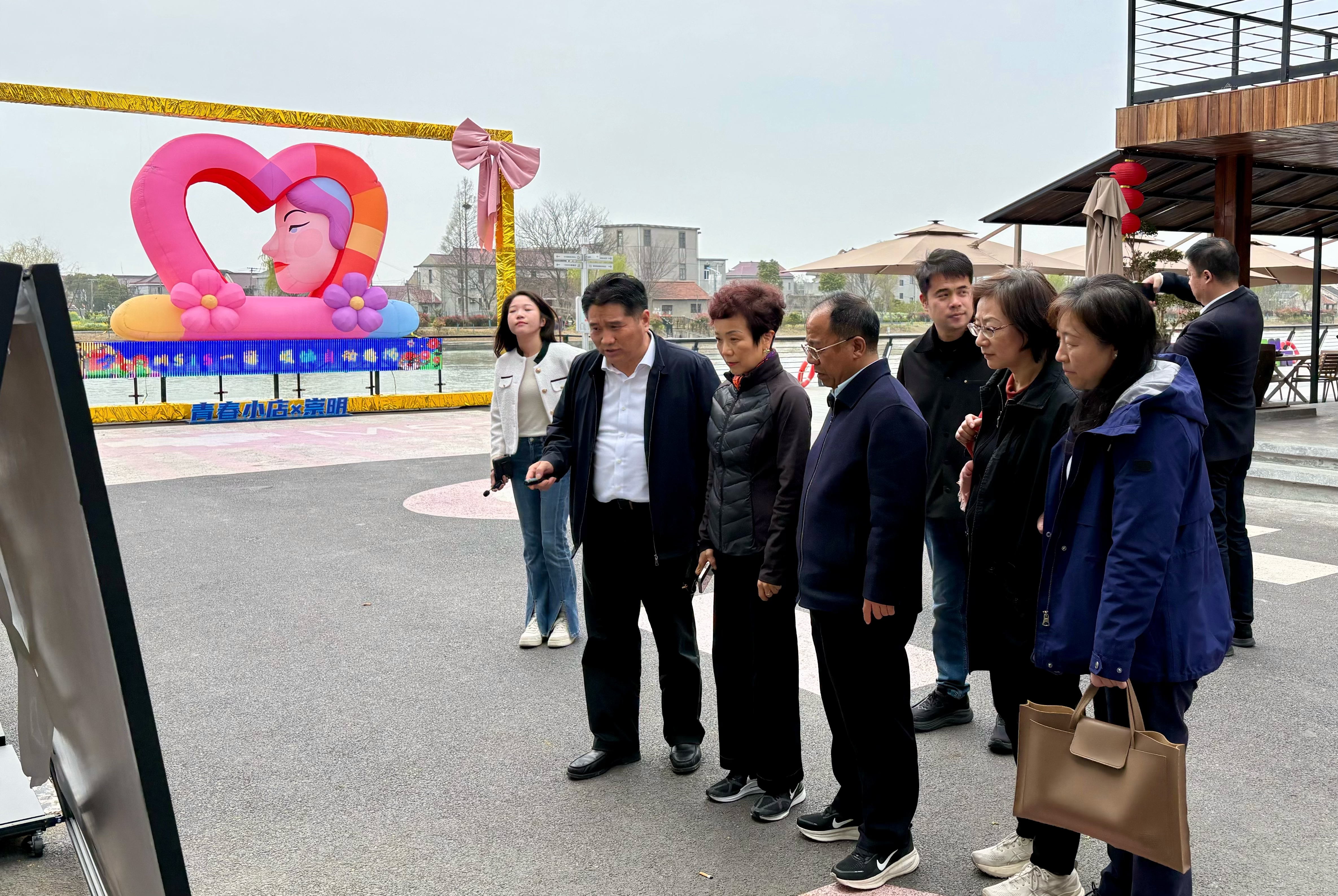 走访调研M515文创产业园