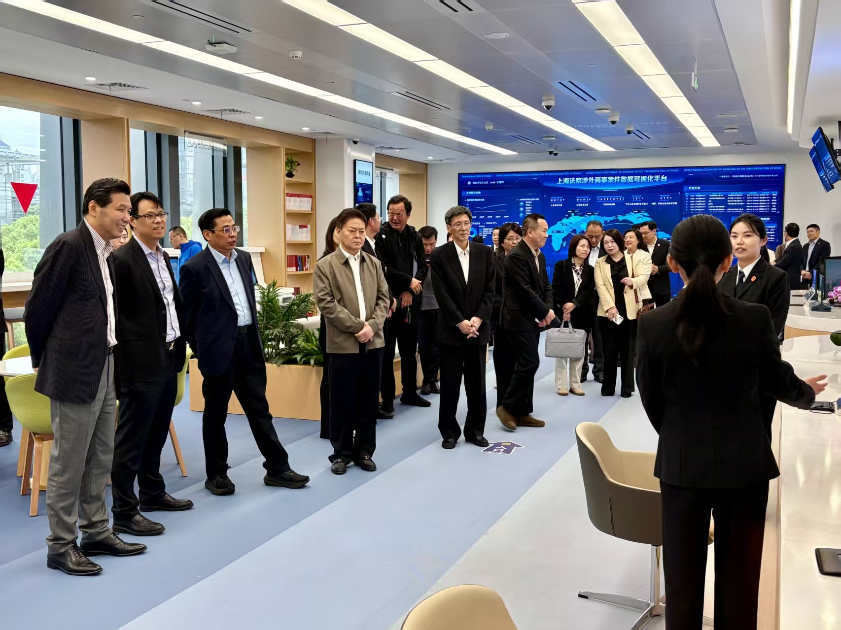 走访调研上海国际商事法庭