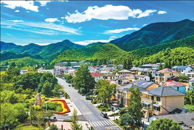 “两山”理念诞生地浙江安吉县余村村。安吉县委宣传部供图