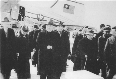 1949年4月1日,国民党政府和平谈判代表团到达北平。