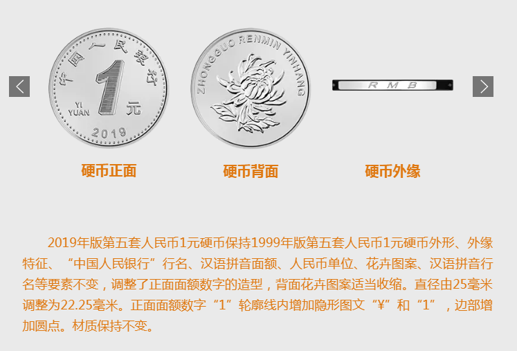 5角硬币由黄变白，2019版第五套人民币揭开面纱_热点