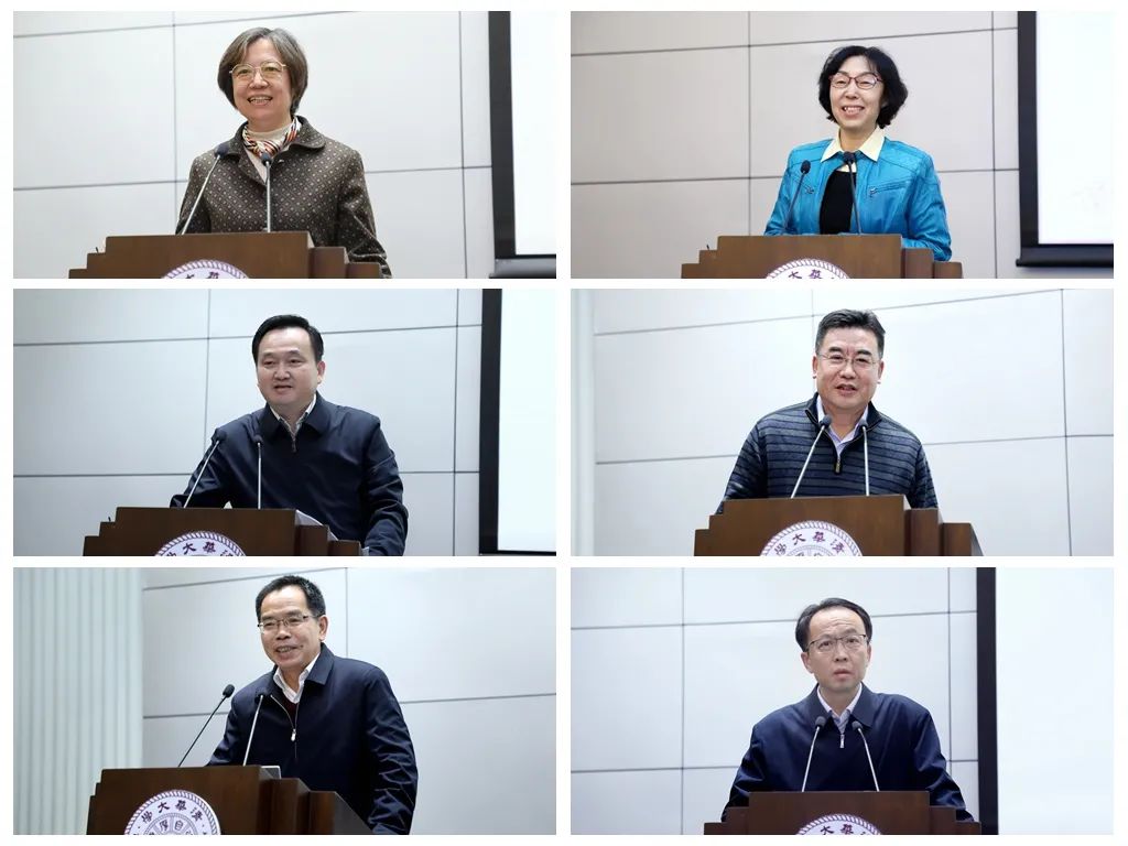 社北京市委专职副主委李丽萍,社北京大学委员会主委沈兴海,民革清华