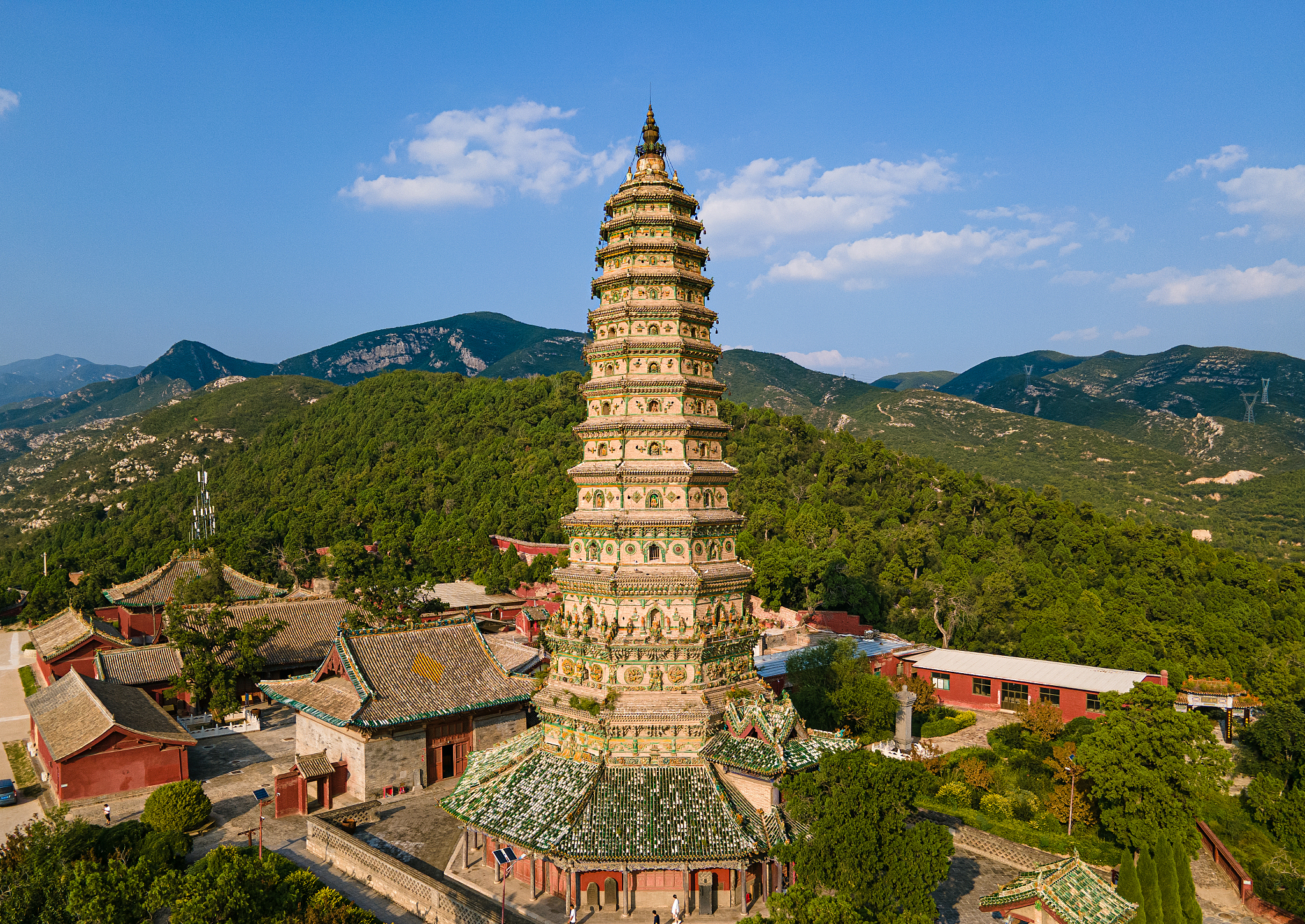 山西洪洞广胜上寺飞虹塔