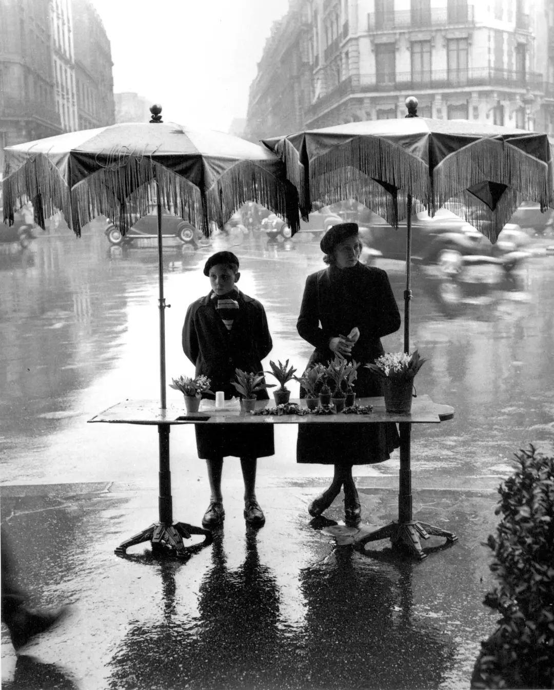 雨中的风景，1950年，伊泽斯摄