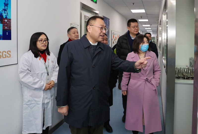 徐汇区领导调研通标标准技术服务（上海）有限公司