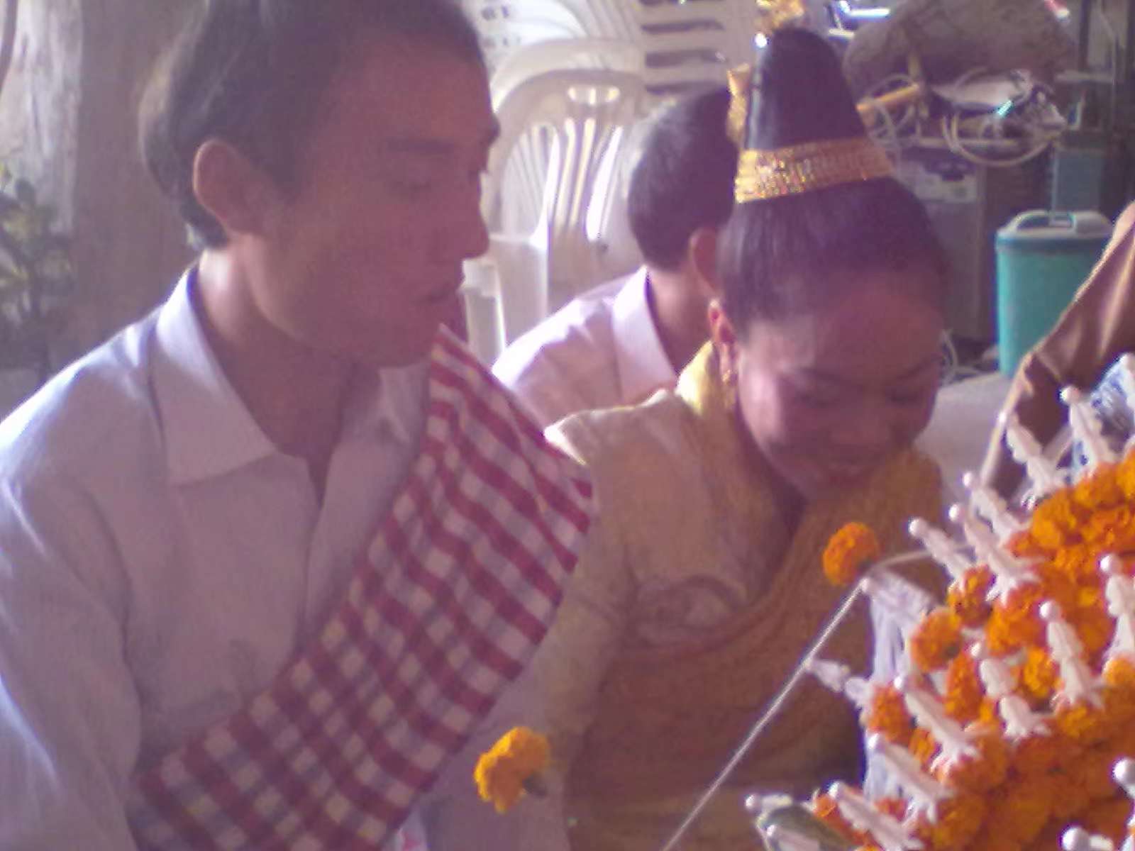 2012年,胡盛和阿敏的婚礼现场。