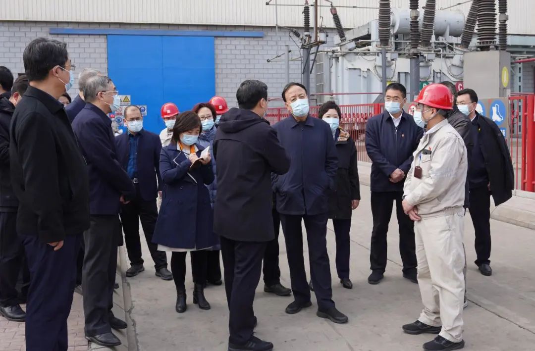 3月20日，调研组在大唐国际发电有限公司张家口发电分公司调研