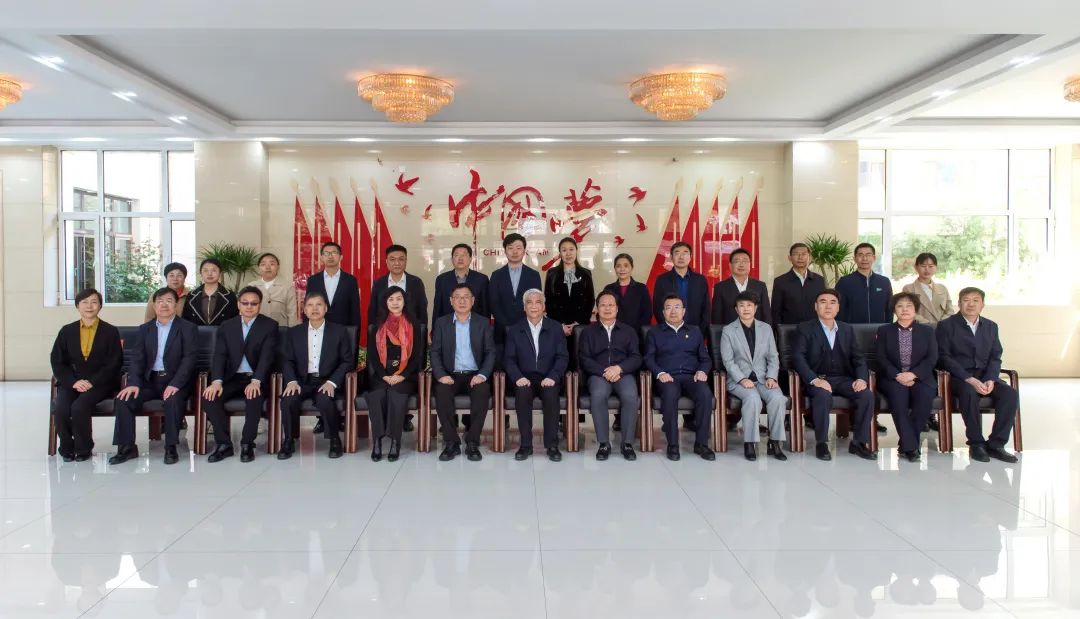 丁仲礼一行走访民盟河北省委会机关