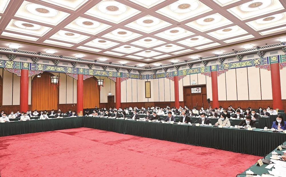5月16日，全国政协在北京召开“增强中华文明传播力影响力”专题协商会。图为专题协商会现场。 齐波 摄