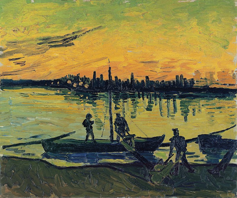 文森特·梵高,《阿尔勒的装卸工》,1888年,布面油画, 54x65厘米,提森-博内米萨国立博物馆馆藏