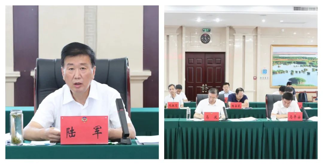 自治区政协副主席陆军围绕“我区宗教团体建设情况”作交流发言。