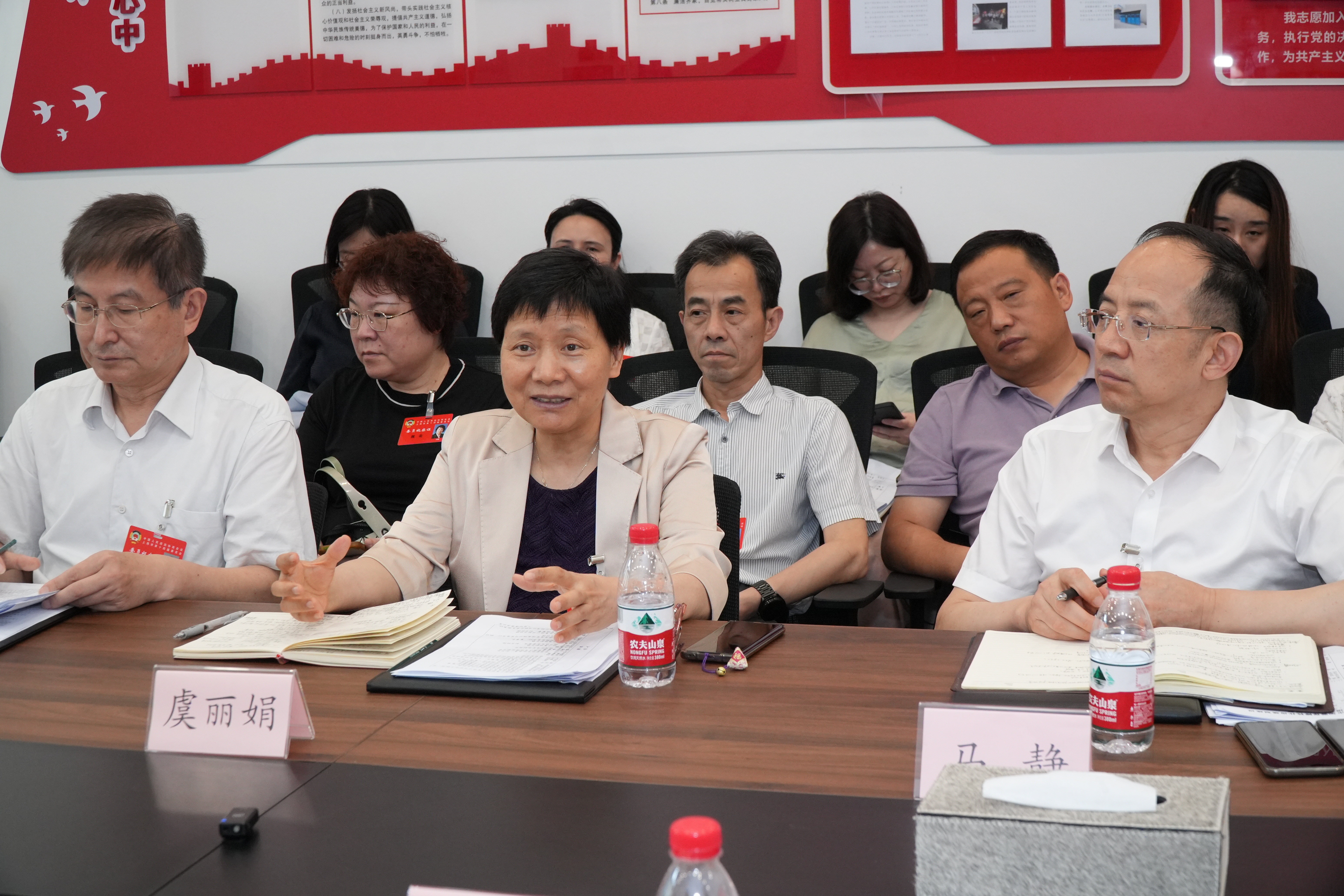 市政协副主席虞丽娟讲话