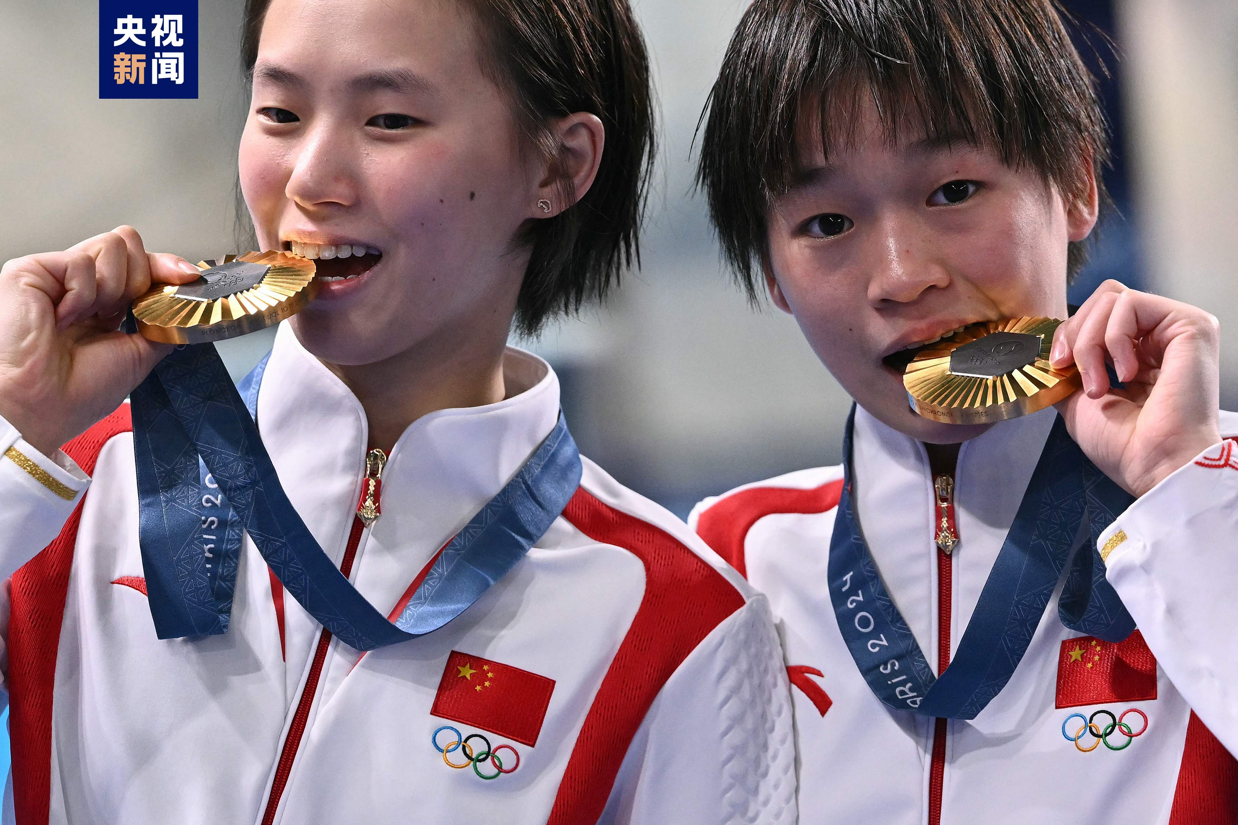 7月31日,陈芋汐/全红婵夺得跳水女子双人10米台金牌
