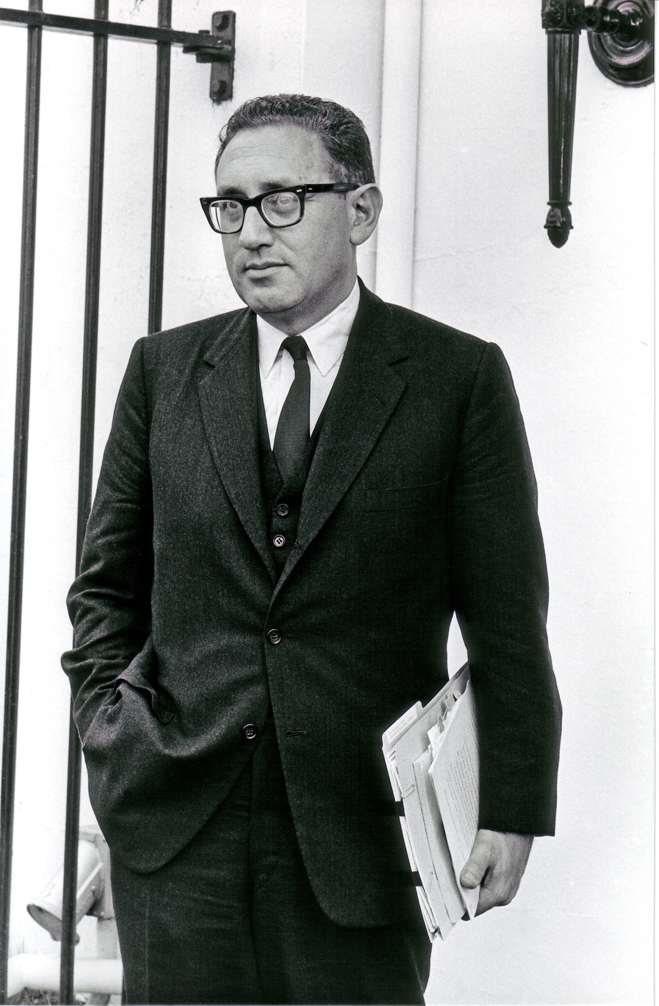 1969年4月9日,美国华盛顿,美国前国务卿亨利·基辛格。