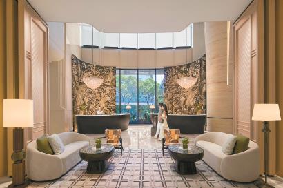 城中希尔顿酒店内景。 受访者供图