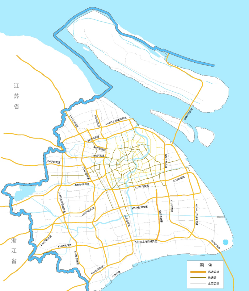 2023年上海市全市干线公路网