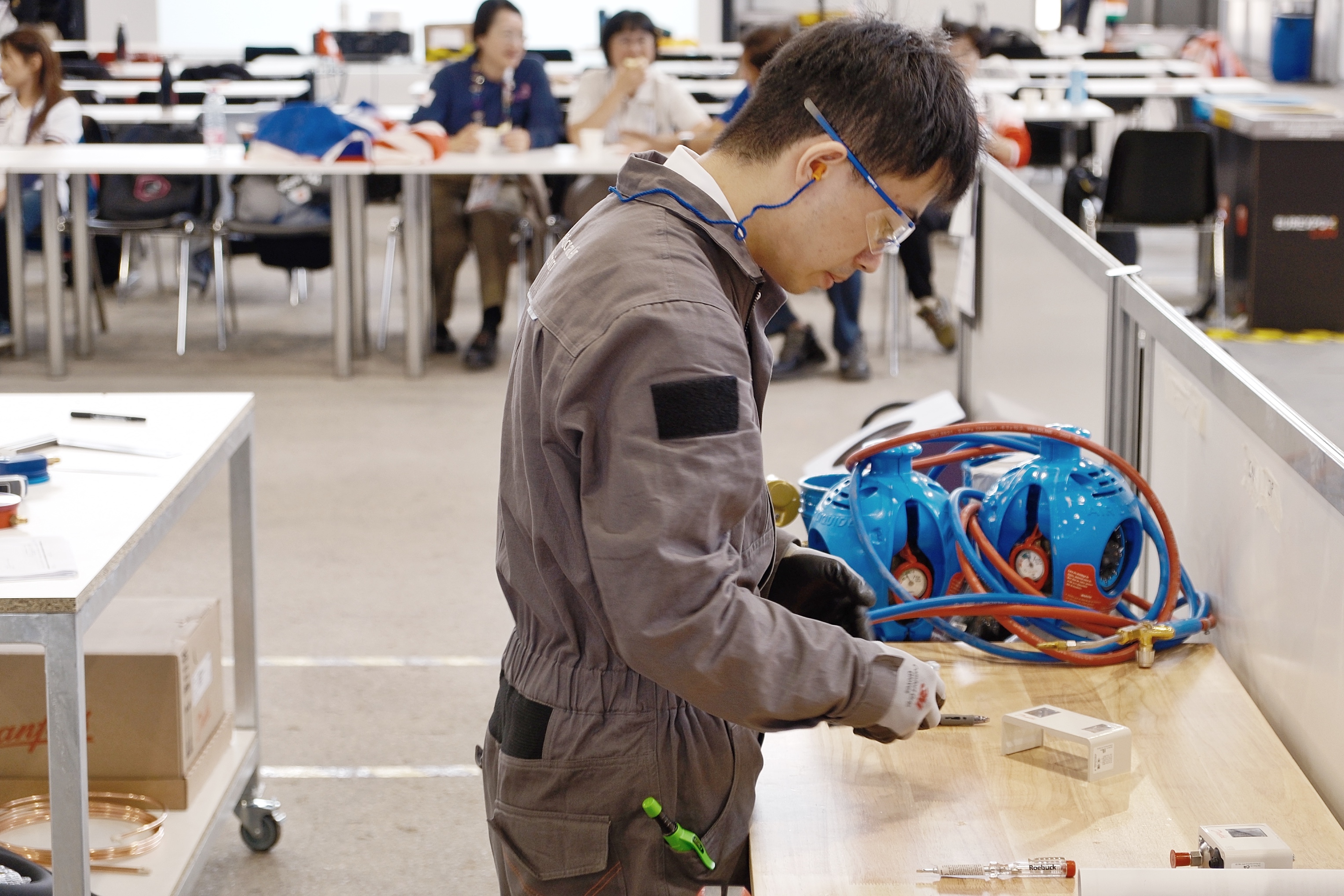 制冷与空调项目选手阮康