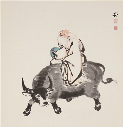 老子(国画) 苏小松