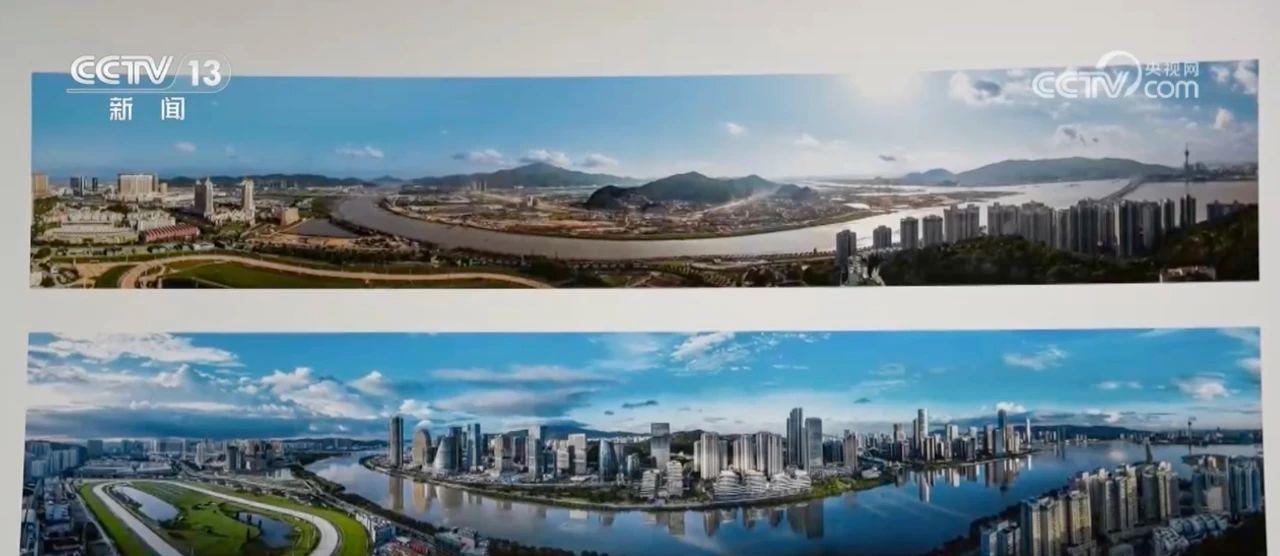 △澳门摄影家陈显耀拍摄2012年的横琴(上图)和2024年的横琴。