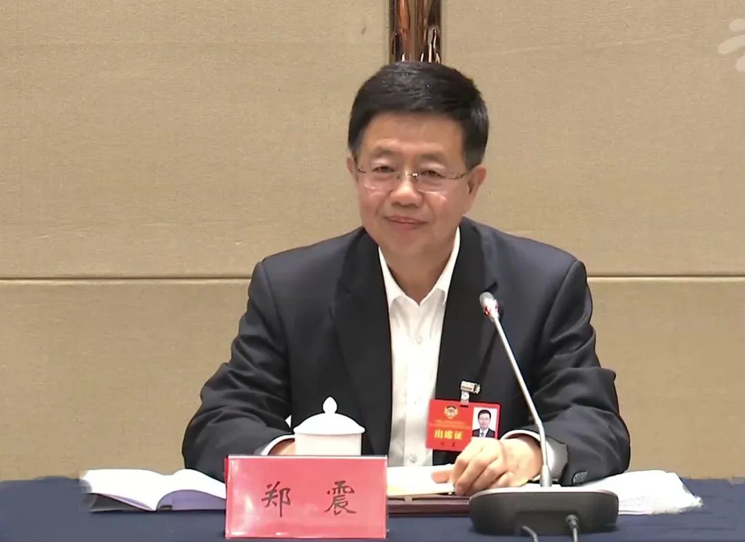 郑震参加特邀、经济界别小组讨论。