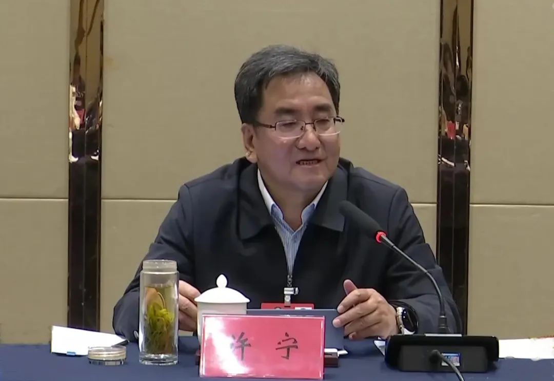 许宁参加农业、共青团和青联界别小组讨论。