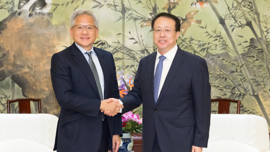 上海市市长龚正会见英伟达总裁黄仁勋,共创科技发展美好未来_热点