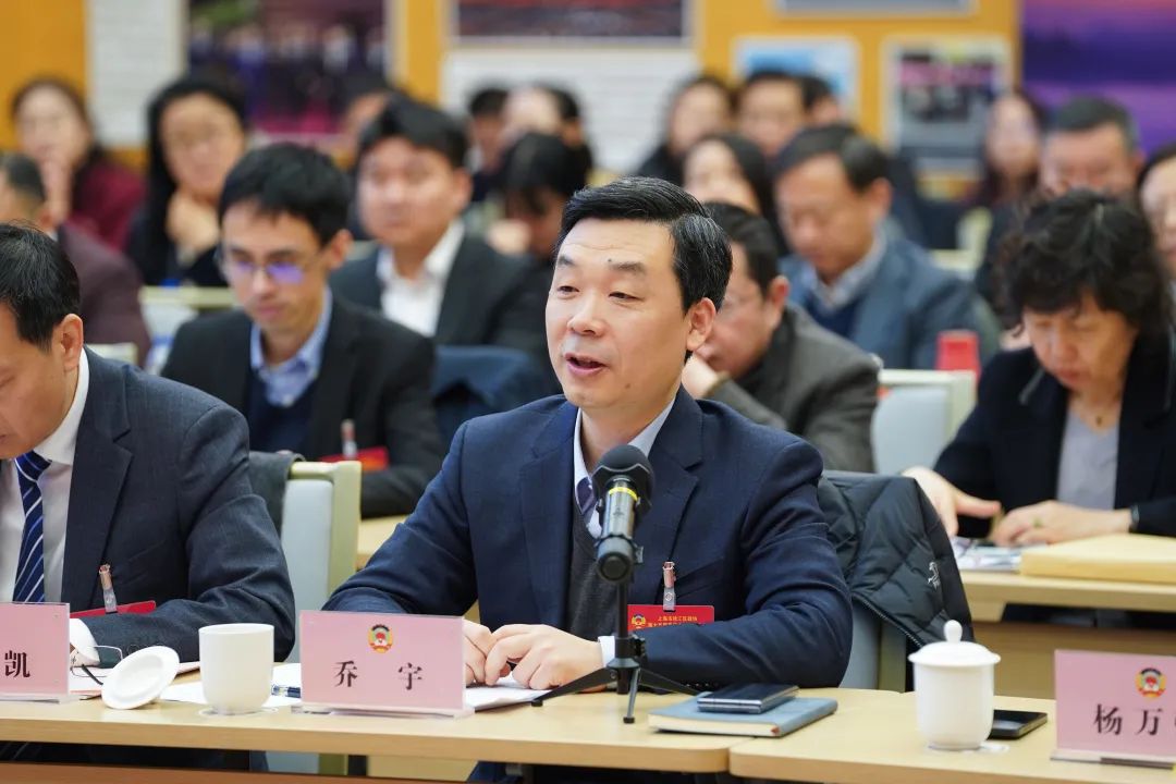 乔宇在徐汇区政协会议上建言人工智能发展   徐汇区政协供图