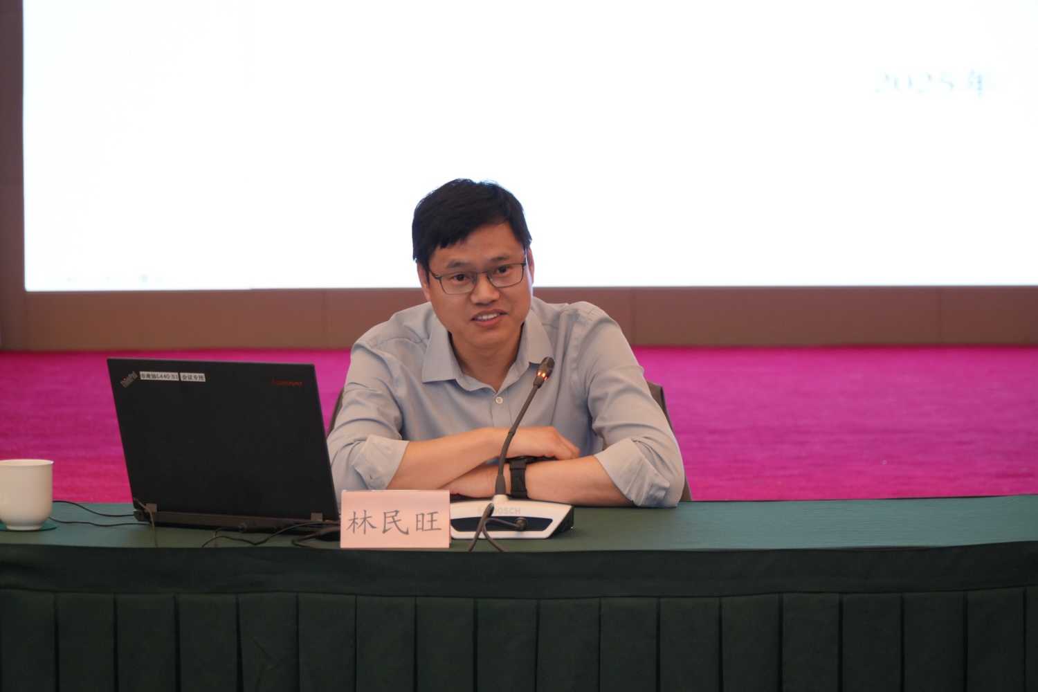 林民旺教授作报告
