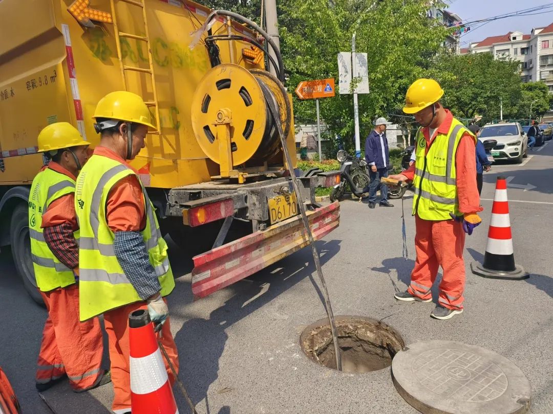 住宅小区排水设施建设 图片来源:临汾路街道
