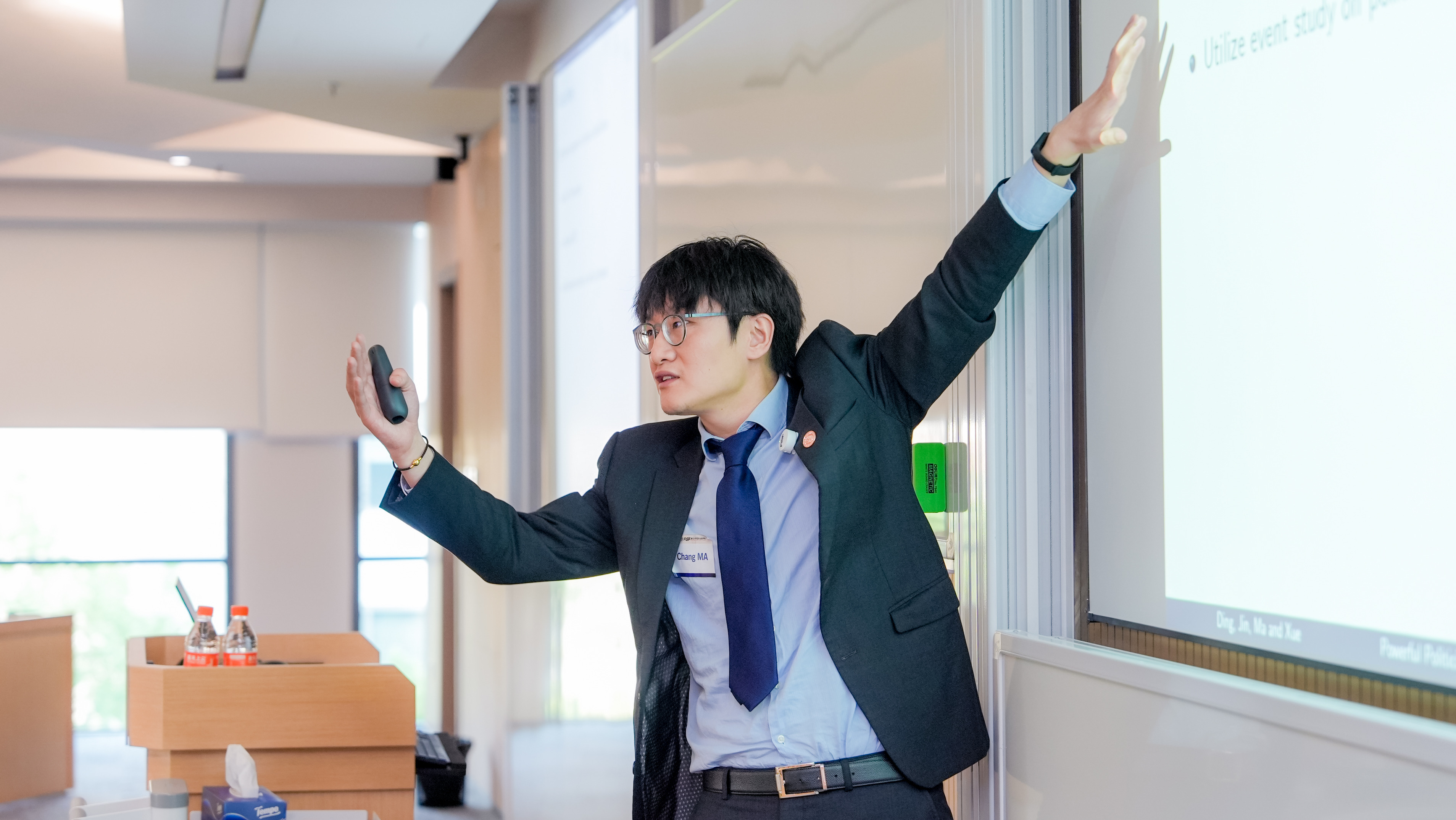 马畅参与课堂教学 受访者 供图