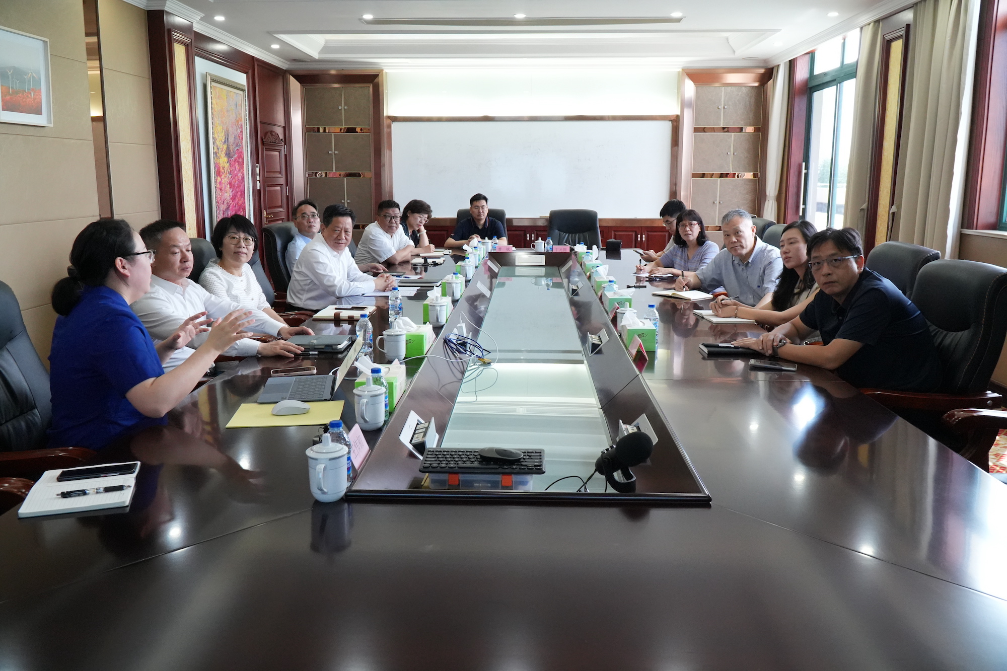 在上海稞莱蔓农业科技有限公司调研