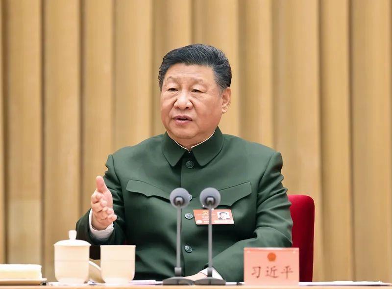 2025年3月7日,习近平总书记出席十四届全国人大三次会议解放军和武警部队代表团全体会议并发表重要讲话。