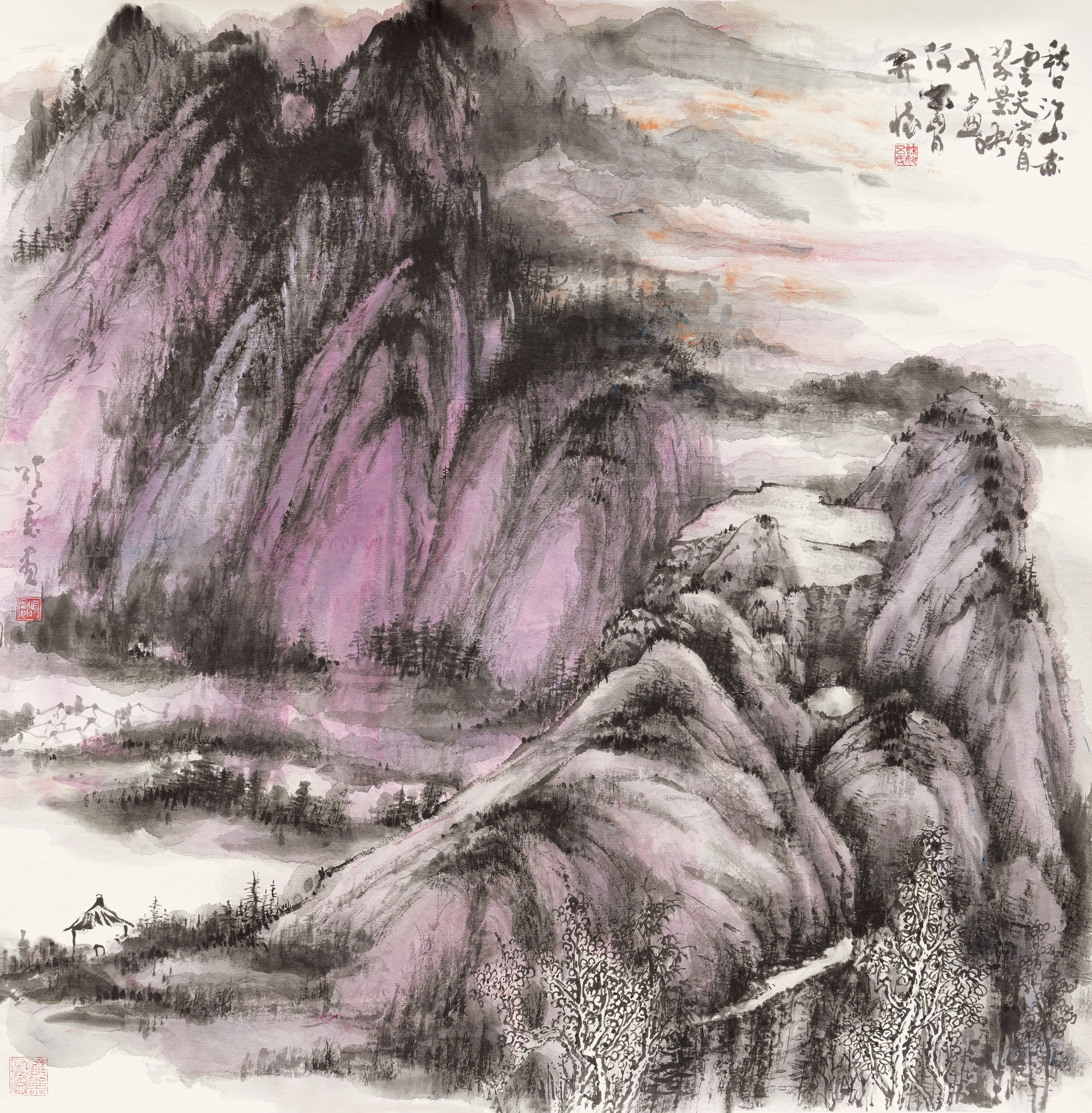 秋日江山 吕颂宪
